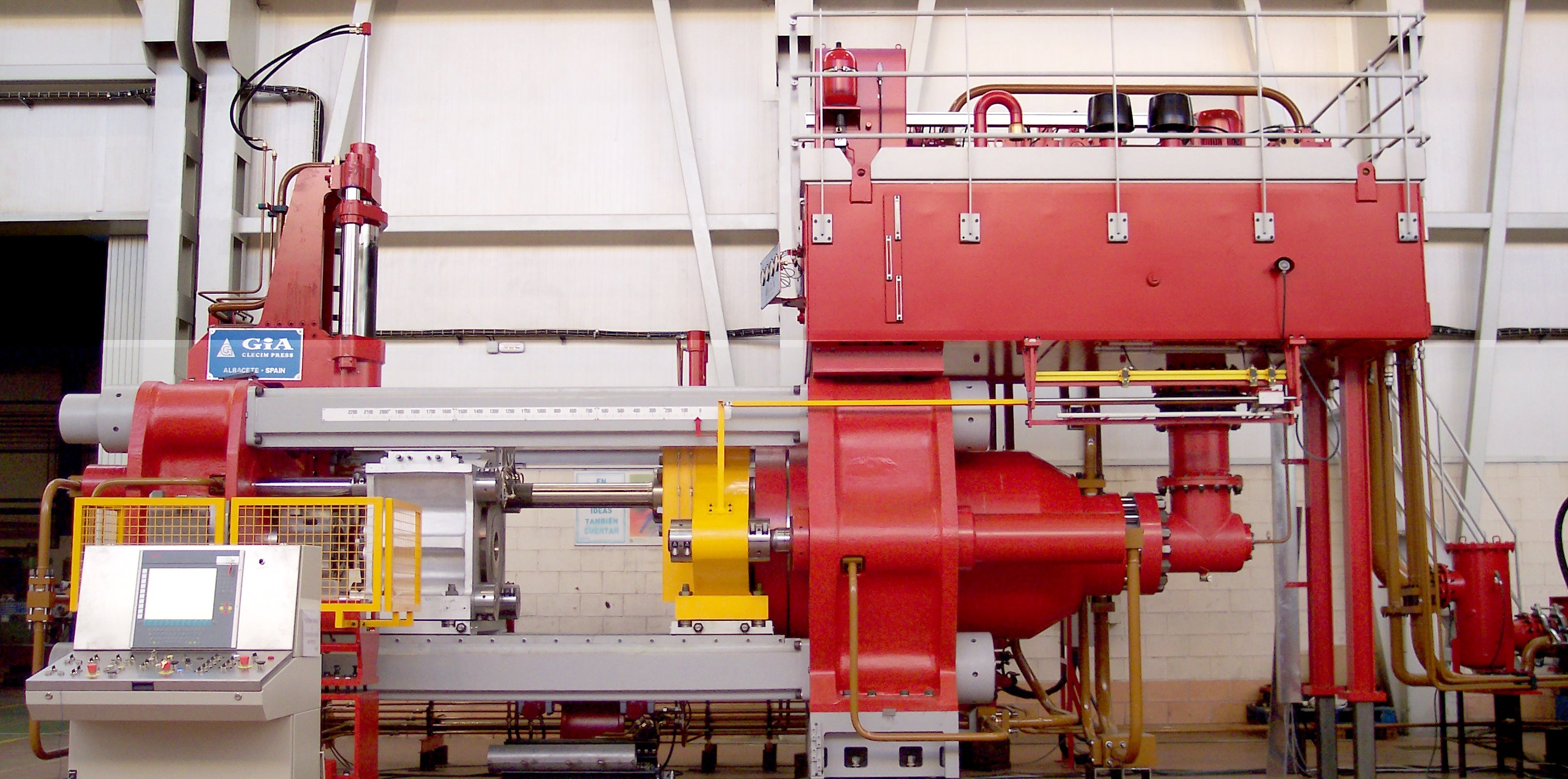Prensa hidráulica de aluminio 30 MN de GIA Clecim Press